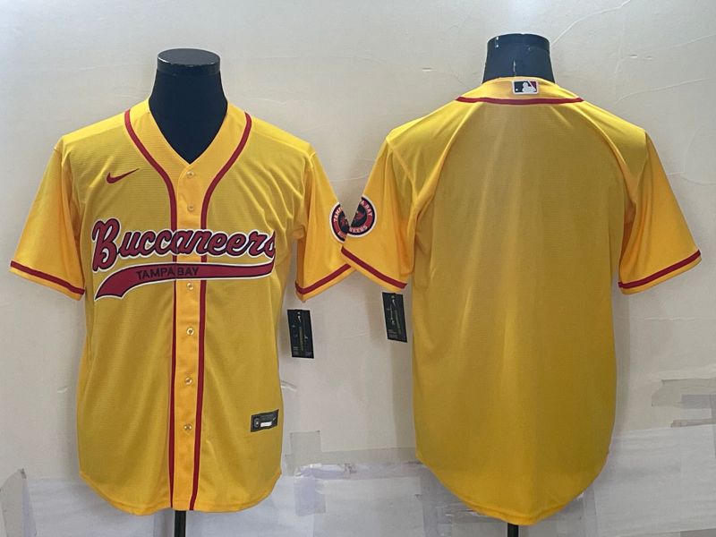 Men Tampa Bay Buccaneers Blank Yellow 2022 Nike Co branded NFL Jersey->buffalo bills->NFL Jersey